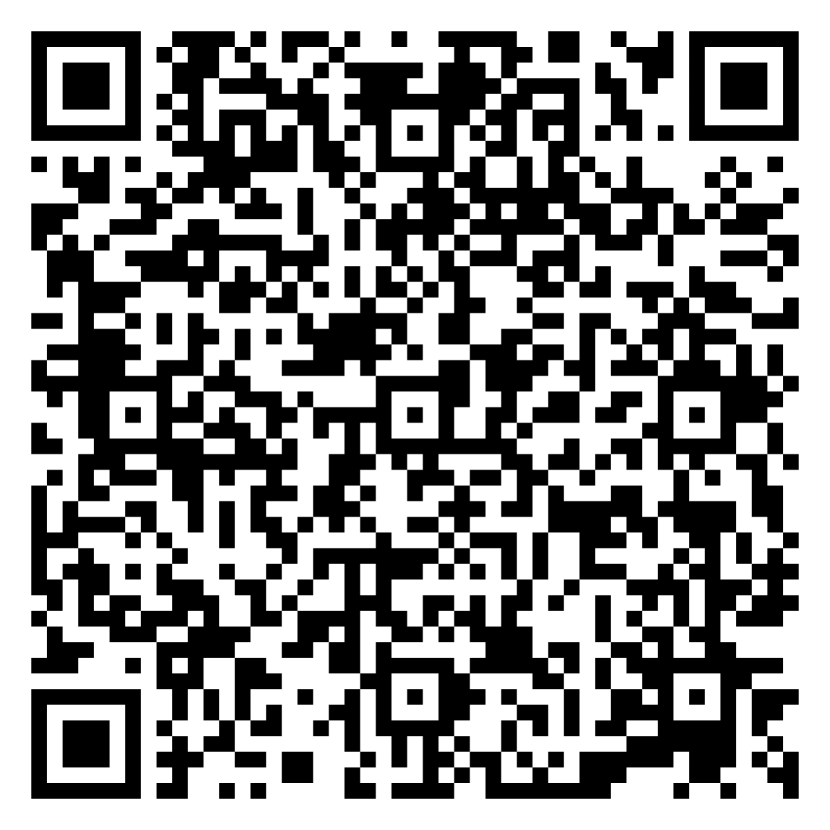 QR Code para doar 50 reais